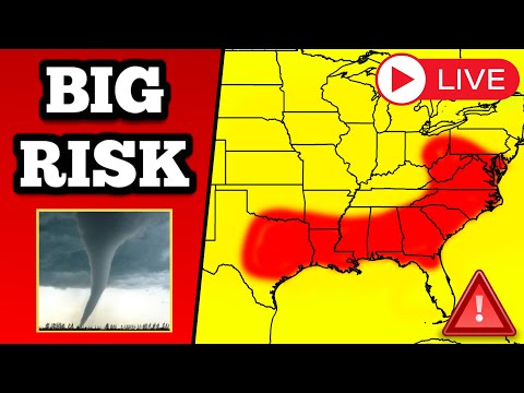 ???? BREAKING Tornado Warning In Texas - Tornadoes, Huge Hail - With Live Storm Chaser