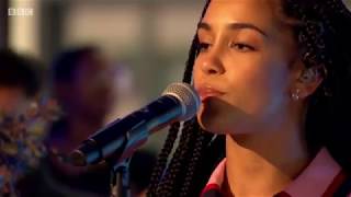 Jorja Smith - Blue Lights. Live on The One Show. Full HD. 8 June 2018. Album: Lost & Found