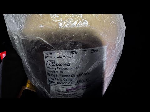 6 inch Brocade Crown FIREWORK DISPLAY SHELL 🔥🔥💥💥 COCO