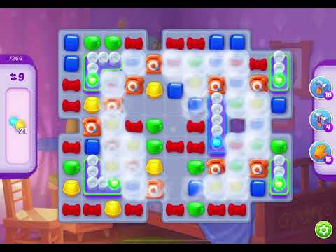 HomeScapes Level 7266 no boosters (11 moves)