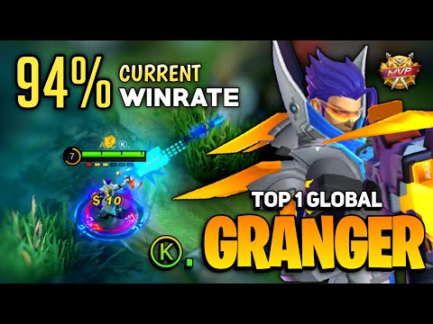 Granger New King! 94% Winrate [ Top 1 Global Granger Gameplay ] By Ⓚ. - Mobile Legends