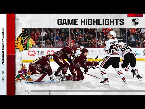 Blackhawks @ Coyotes 3/18 | NHL Highlights 2023