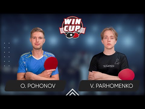 00:15 Oleksandr Pohonov -  Vadym Parkhomenko West 6 WIN CUP 26.12.2023 | TABLE TENNIS WINCUP