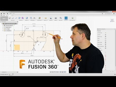 How I use Sketch Constraints and Dimensions — Fusion 360 Tutorial — #LarsLive 113
