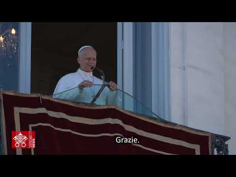 Papa Leone XIV saluta la cittadinanza a Castel Gandolfo, 5 luglio 2026