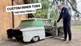 BEETLE PAN SWAPPED NSU GETS CUSTOM INNER TUBS AND CLUTCH PEDAL SETUP