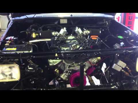 V8 First start up (not set up as yet , just confirming it runs).