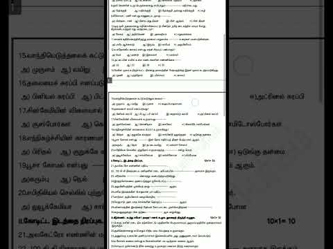 10th Science One Marks