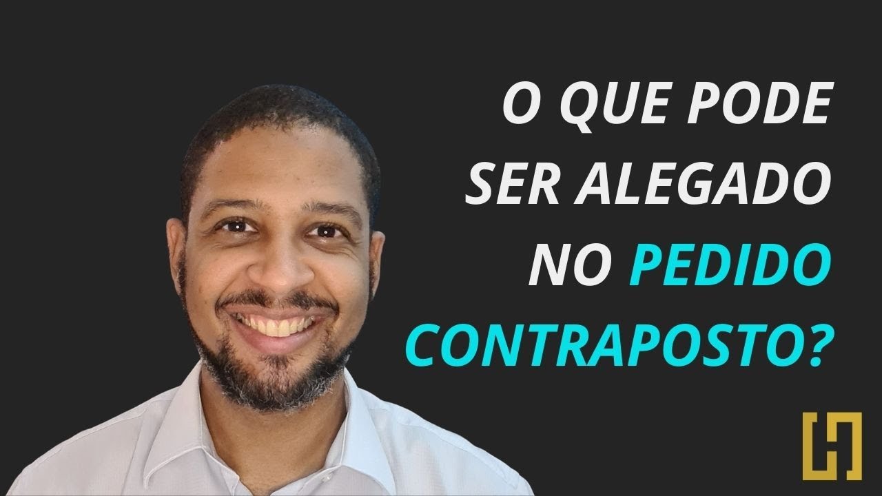 O que pode ser alegado no pedido contraposto?