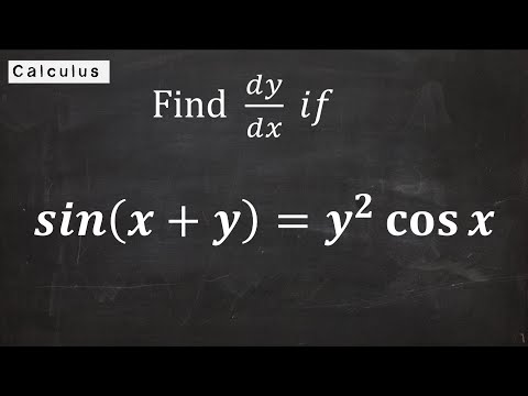 IMPLICIT DIFFERENTIATION (Worked Example)