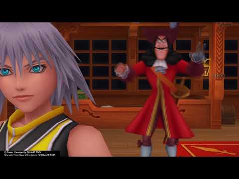 Kingdom Hearts Final Mix (PS4) Cutscene #117 Riku's Amibitions and The Party Escapes