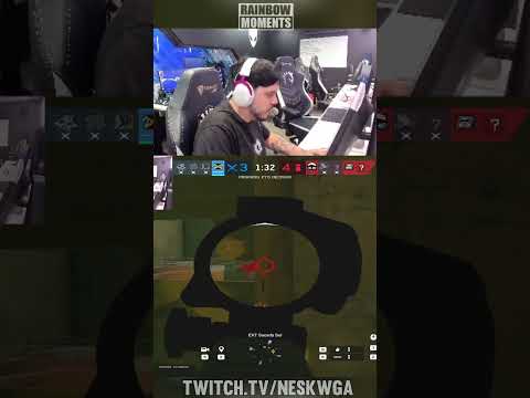 CLUTCH 1x4 LINDO DO NESK! #rainbowmoments #r6 #r6clips #nesk #neskwga #clutch #highlight #1x4 #1x5