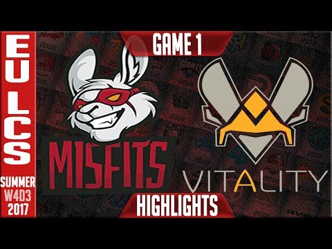 Misfits vs Vitality Highlights Game 1 | EU LCS Week 4 Summer 2017 | MF vs VIT G1