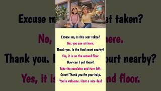 Easy English Conversation for Beginners | Asking for Directions at a Mall | Daily English Practice