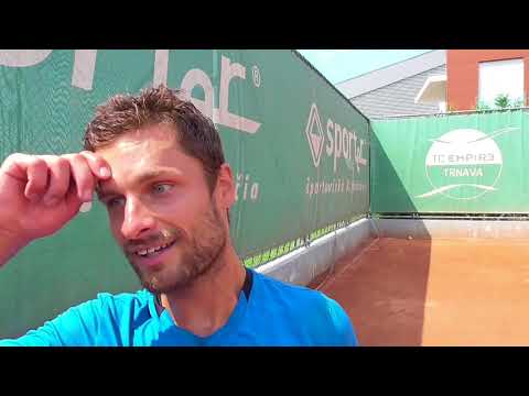 EMPIRE Futures Trnava 2018: 1R, interview, Petr MICHNEV (CZE) - Petr HAJEK (CZE) 6-4 4-6 6-1