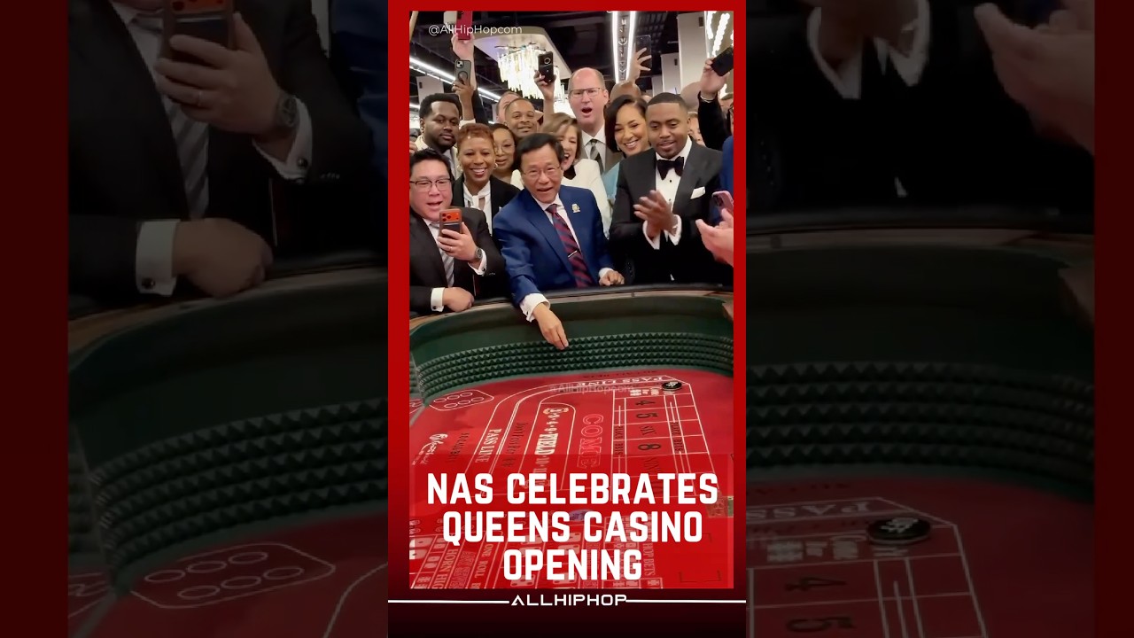 Nas Celebrates Casino Opening In Queens, NYC