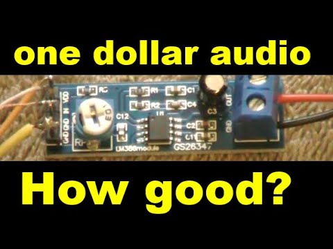 LM386 Audio Amplifier Module video