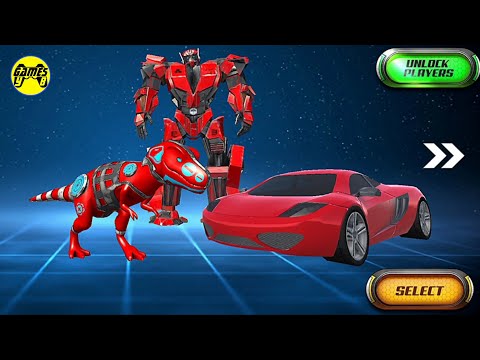 Dino Robot Car Game: Dinosaur Transform Robot Hero #Part2 - Android Gameplay FHD