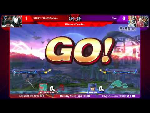 SP80 SHFFL | TheWiiMaister (G&W) Vs. Dico (Bayonetta, Marth) - Winners Bracket - Smash 4