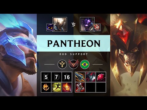 Pantheon Support vs Alistar - BR Grandmaster Patch 25.19