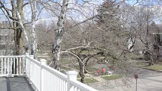 Upstairs bedroom with porch access 302 S. 4th St. Mount Horeb