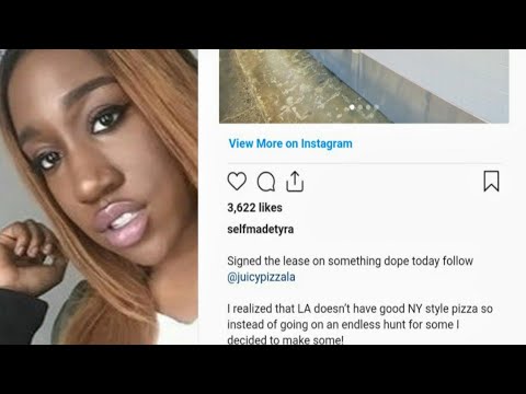 The Notorious B.I.G daughter is opening up a restaurant in la called (Juicy Pizza) #tyannawallace