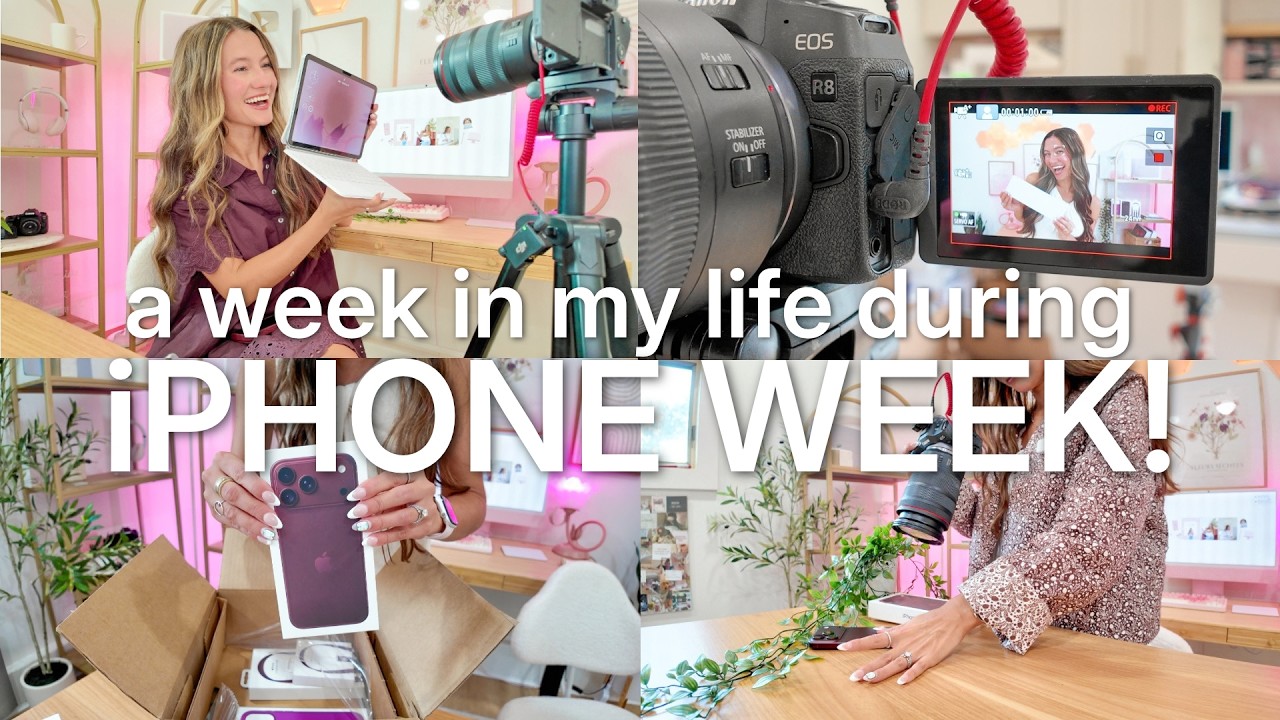 chaotic week in my life as a tech youtuber during an APPLE LAUNCH WEEK (iOS 27 + iPhone 18 Pro Max)