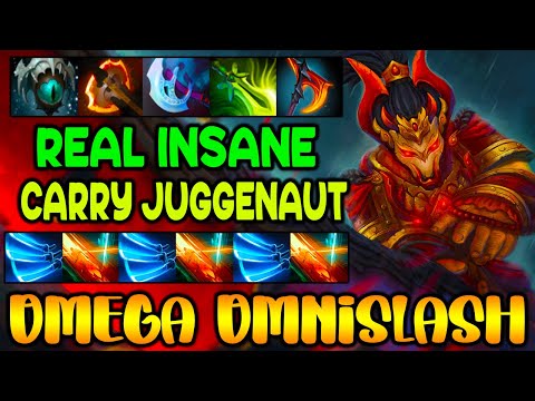 REAL INSANE CARRY JUGGERNAUT - OMEGA OMNISLASH - FULL TEAM FIGHT - DOTA 2 GAMEPLAY