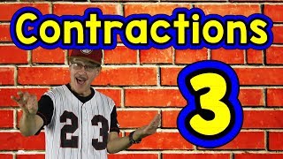 Contractions 3 | English Song for Kids | Reading & Writing Skills | Grammar | Jack Hartmann