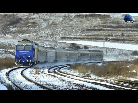-6°C❄ Trenurile Iernii în Munții Apuseni 🚆❄🚂☃🚄 Winter Trains in Apuseni Mountains - 21 December 2021