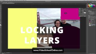 How to Lock and Unlock Layers in Photoshop | Video School Online