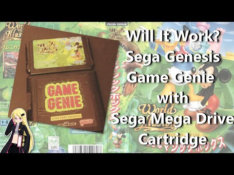 |Will It Work?| Sega Genesis Game Genie with Sega Mega Drive Cartridge