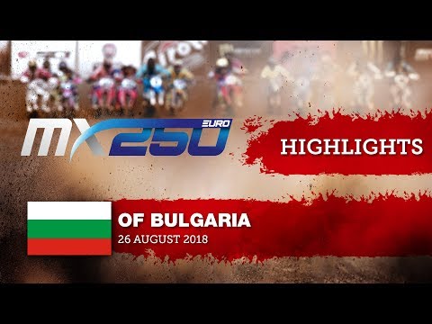 EMX250 Race1 Highlights - Round of Bulgaria 2018 #motocross