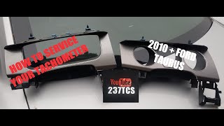 2010 - 2018 Ford Taurus [SHO/interceptor] Cluster gauge / Tachometer removal