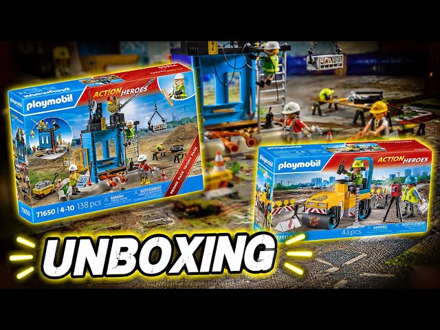 Vídeo relacionado con PLAYMOBIL Junior 71686 Camión de Obras con Garaje, Incluye Caja basculante móvil y Garaje, Juguete sostenible Hecho de plásticos a Base de Plantas, Juguetes para niños y niñas a Partir de 1 año