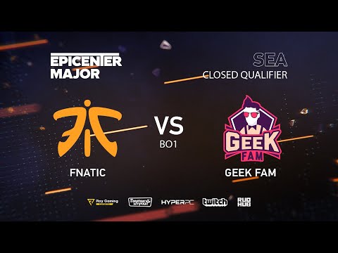 Fnatic vs Geek Fam, EPICENTER Major 2019 SA Closed Quals , bo1 [Mortalles]
