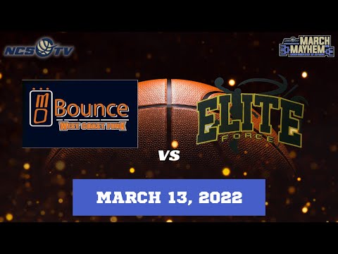 Mo' Bounce 14u vs Elite Force 14u Boys Basketball LIVE 3/13/22 NCSTV March Mayhem