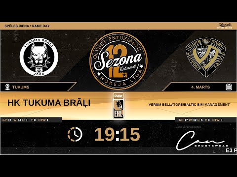 2023 03 04 HK Tukuma Brāļi - HK Verum Bellators/Baltic BIM management