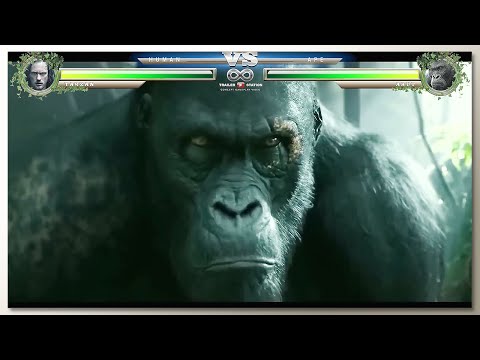 Tarzan vs Akut with Healthbars