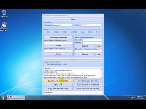 Gmail Extract Email Data Software