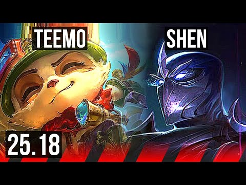 TEEMO vs SHEN (TOP) | KR Master | 25.18