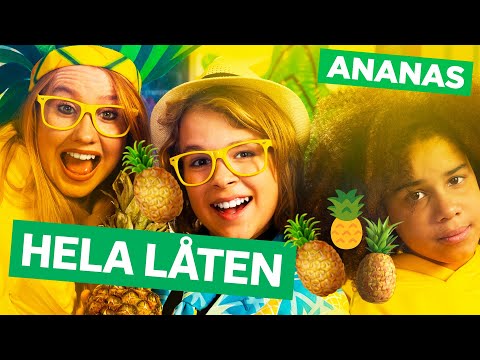 HELA LÅTEN ANANAS av KOKOBÄNG musikvideo med Alex & Carro! #kokobäng #ananas