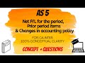 AS 5 in ENGLISH - Net P/L for the Period, Prior Period Items & Changes in Accounting Policies