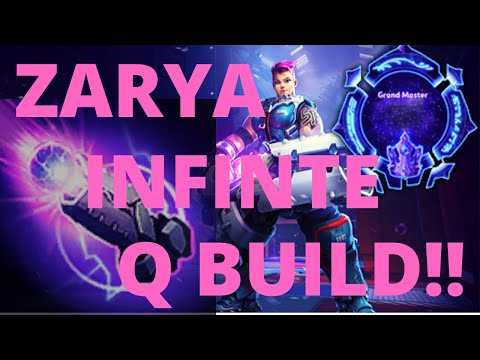 Zarya Expulsion - INFINITE Q BUILD IS INSANE! - Grandmaster Storm League