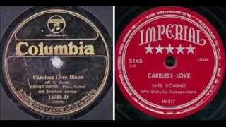 Bessie Smith - Careless Love Blues vs Fats Domino - Careless Love