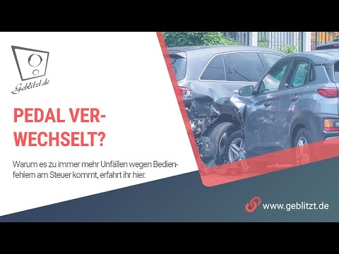 Gas- und Bremspedal verwechselt: Die gefährliche Verwechslung am Steuer! 😱🚗 | Geblitzt.de | News