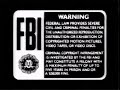 Black FBI Warnings 1991 1997