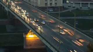 preview picture of video 'Таймлапс. Гродно. Старый мост. Авария. Grodno. Stary Bridge. Accident.'