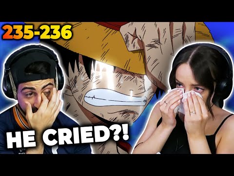 WE ARE A SOBBING MESS!! 😭 *ONE PIECE* Episodes 235-236 REACTION!