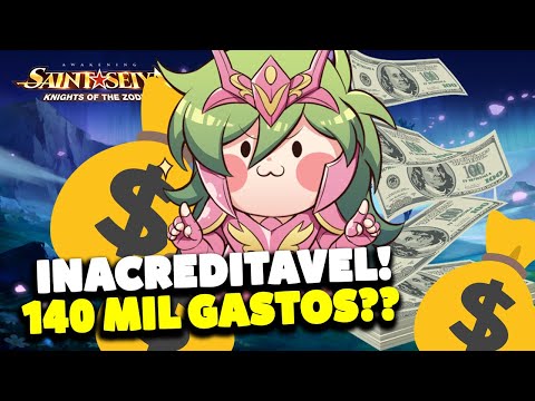 INACREDITAVEL! ENTREI EM UMA CONTA QUE GASTOU MAIS DE R$140.000,00 - Saint Seiya Awakening